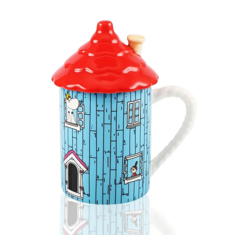 Anime Merchandise Mugs - 401-500ml M-Moomins House Keramische Mok Anime