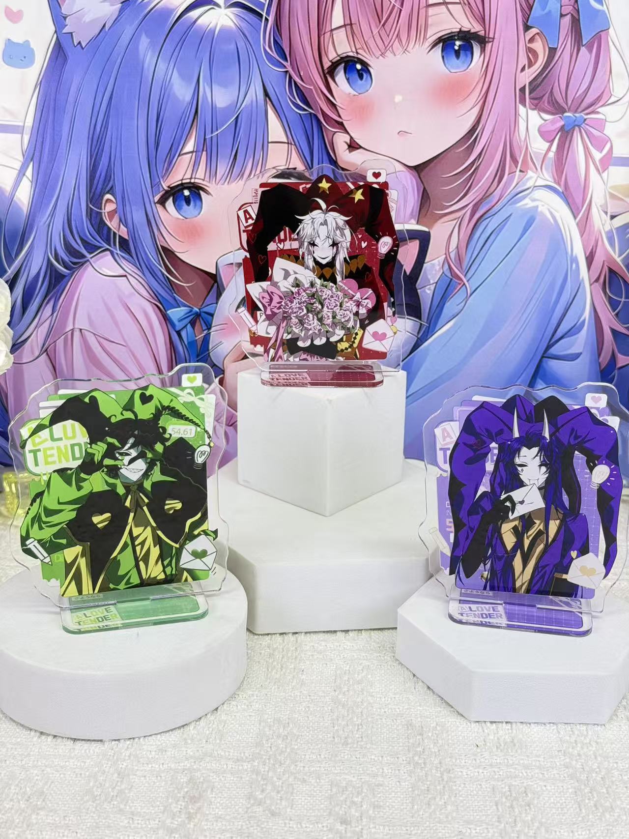 Anime Merchandise Collection - Anime-acrylfiguur, schattige displaystandaard voor personages, manga-artikelen,